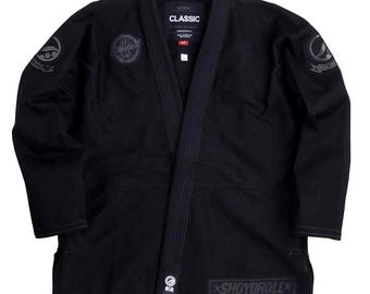 Shoyoroll Batch 51 Black BJJ Gi | 450 GSM Pearl Weave Kimono, Grappling Uniform