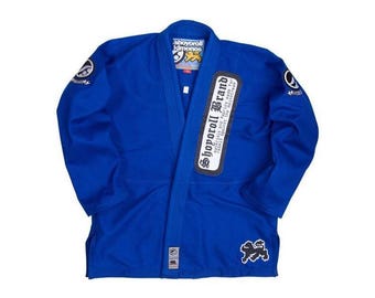 Batch 55 Blue Brazilian Jiu-Jitsu Gi | 450 GSM Pearl Weave Martial Arts Uniform