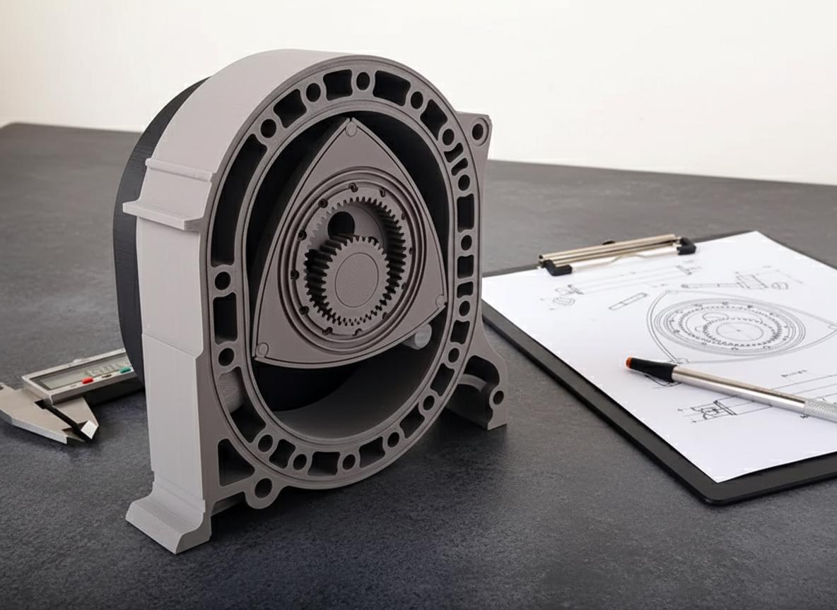 Working Rotary Engine Model Kit Wankel Rotary Engine Model — Working Motorized 3D Print — Engineering ...