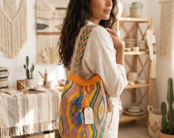 Wayuu Mochila Handmade Shoulder Bag Crochet Design Pattern PDF - Digital Download