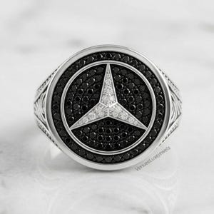 Mercedes silver ring - Etsy 日本