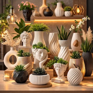 2200+ STL Planter Bundle 3D