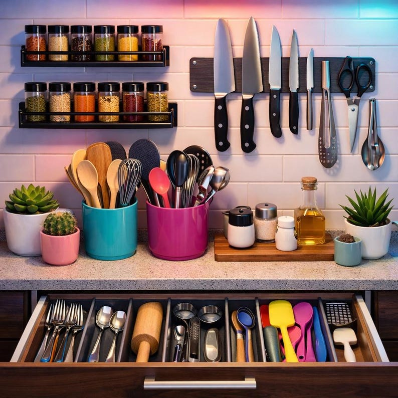 120+ Kitchen Organizers STL Bundle – 3D Print Storage Collection – Dish ...