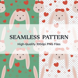 Joli modèle sans couture de lapin de Pâques sur papier numérique de Pâques Lapin pastel sans couture modèle de printemps lapin de Pâques sur papier imprimable