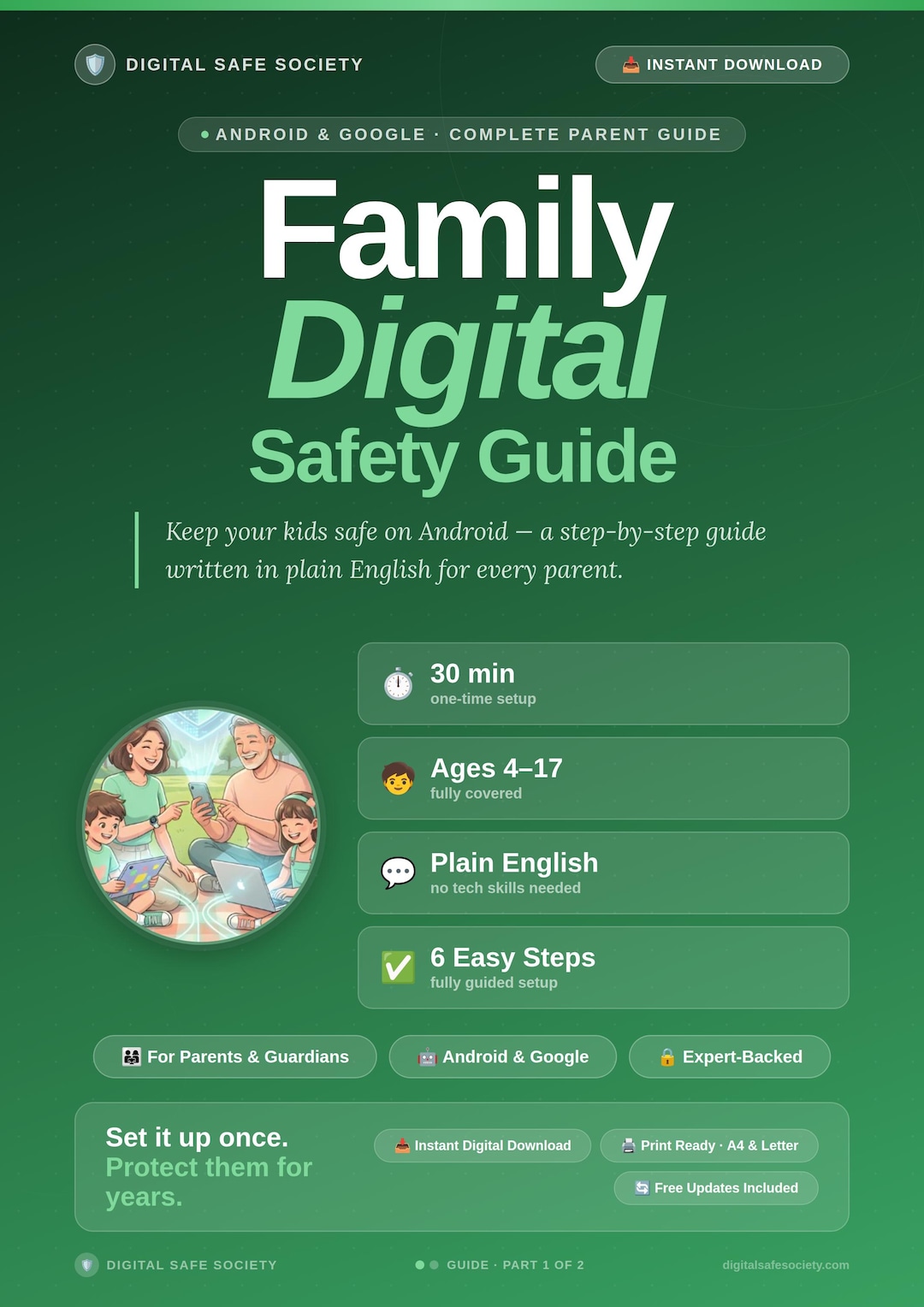 Android Family Safety Guide, Google Family Link Setup, Parental ...