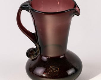 Antique Amethyst Glass Jug | 19th Century Creamer | c1820s