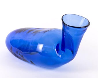 Rare 19th Century Urinal Bottle: 1890s Antique Medical Nursing Bottle