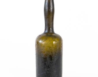 1800s Lady Leg Bottle | Antique Dutch Glass | 19th c.