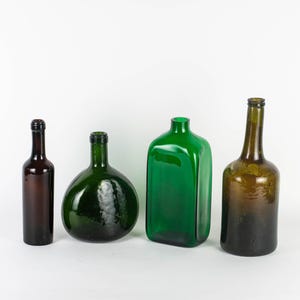 Antique Handblown Bottles | 19th Century Bottles | c1850s