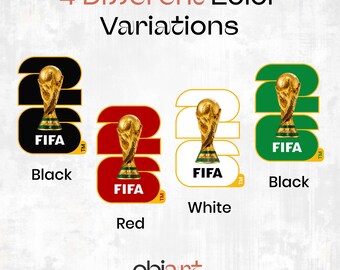 FIFA Wereldbeker 2026-trofee PNG SVG | Digitale download | Afdrukbare voetbalkunst | Logo-stijl WK 26 | Direct downloaden