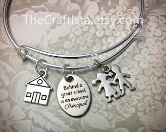 PR, Personalisierter Schulleiter Armreif, Schulleiter Geschenk, Schulleiter Schmuck, Schulleiter Charm, Kinder Charm, Schulleiter Geschenke, Schulleiter Charm