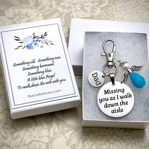 STK, Something Blue Angel Charm, Bridal Bouquet Memorial Charm, Something blue gift for the Bride, Option to choose the number of charms