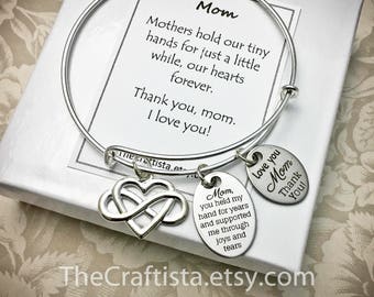 MOM2, Mother Bangle, Mom Gifts, Mom Bangle, Mother Jewelry, Gifts for Mom, Mom Adjustable Bangle, Mom Charm, Mother's Day Gifts, Mommy Gifts