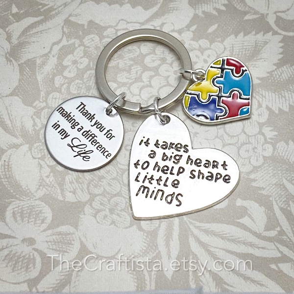 ATS2, Autism Teacher Keychain, SPED Teacher's Gift, Autism Awareness, PPCD Teacher, Autism Keychain, Autism Teacher, Teacher Gifts, Autism