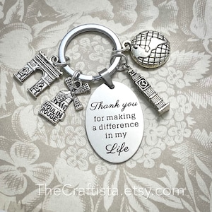 HTK, History Teacher Keychain, History Teacher Gift, Teacher Keychain, Historian Keychain, Big Ben, History Teacher Gifts, History Teacher