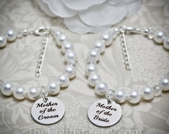 Matching Mother of the Bride and Mother of the Groom Bracelets, Mother of the Groom Bracelet , Mother of the Bride Bracelet, MOG11-MOB11