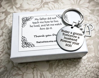 FGG2, Llavero del Padre del Novio, Padre del Novio del Novio, Regalos del Papá, Llavero del Padre del Novio, Llavero del Padre del Novio, Regalo para papá