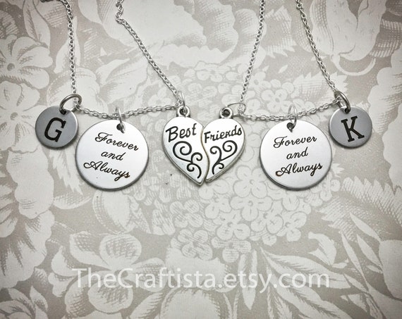 Best friends forever deals and ever necklaces