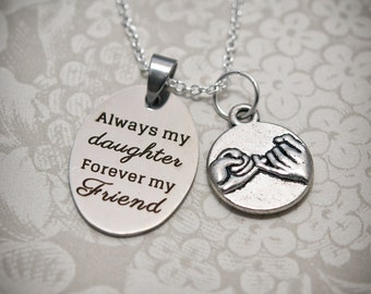 Boxed Daughter Necklace -DTR5- Daughter Gift, Daughter Necklace, Gifts for Daughters, Daughter Charm, Daughter Pendant, Daughter Gifts