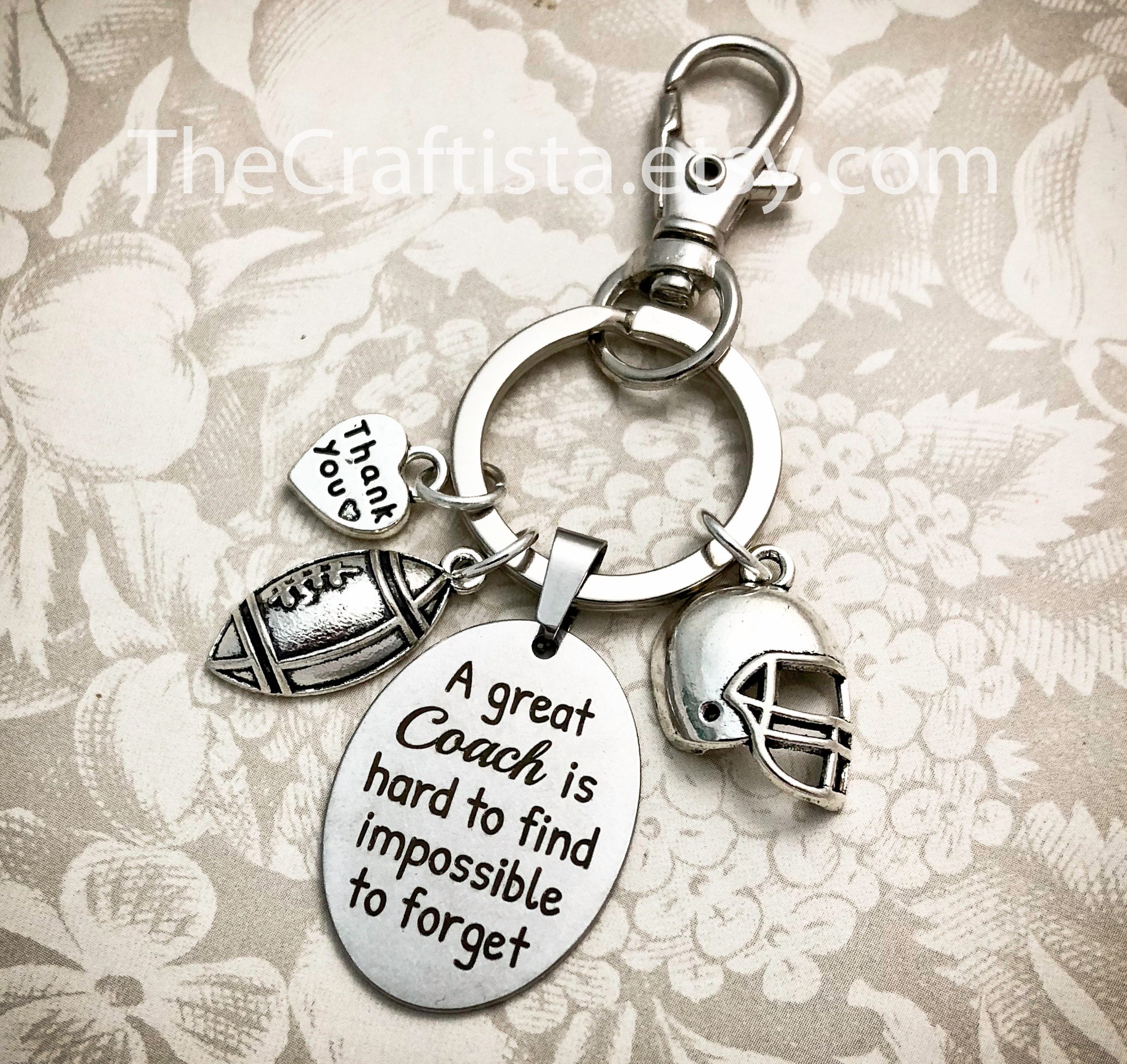 FTK, Coach Keychain, Football Coach, Coach Gift, A Great Coach is