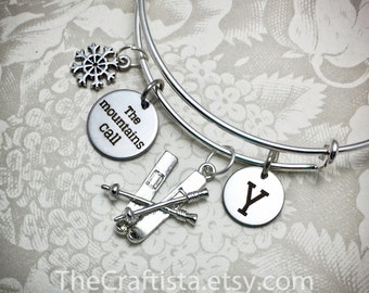 I Love Snow Charm Sterling Silver for Bracelet Heart Snowflake Ski Snowboard I Love Snow Charm Sterling Silver for Bracelet Heart Snowflake Ski Snowboard