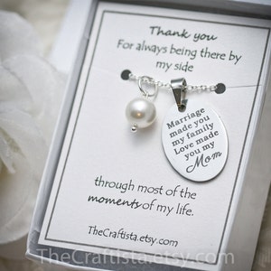 Stiefmoeder ketting -SM2- cadeau voor schoonmoeder, geschenken voor stiefmoeder, geschenk van schoondochter, stiefmoeder, stiefmoeder hanger, stiefmoeder charme