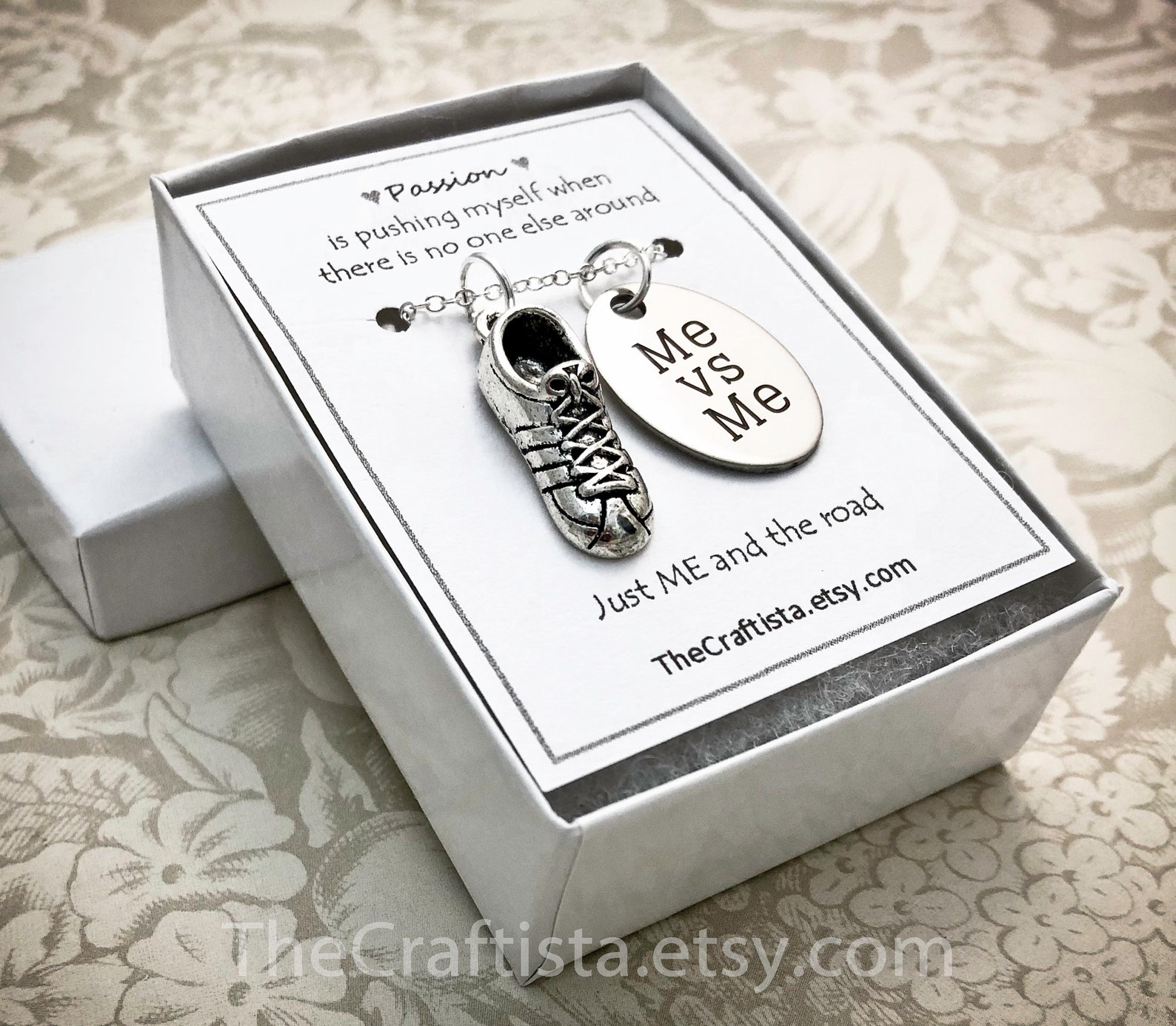 Track and Field Necklace TF3 Cleats Shoes Charm Marathon Etsy