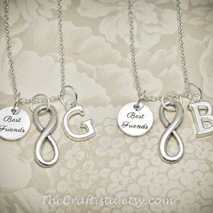 infinity best friend necklaces for 2 infinity best friend necklaces for 2