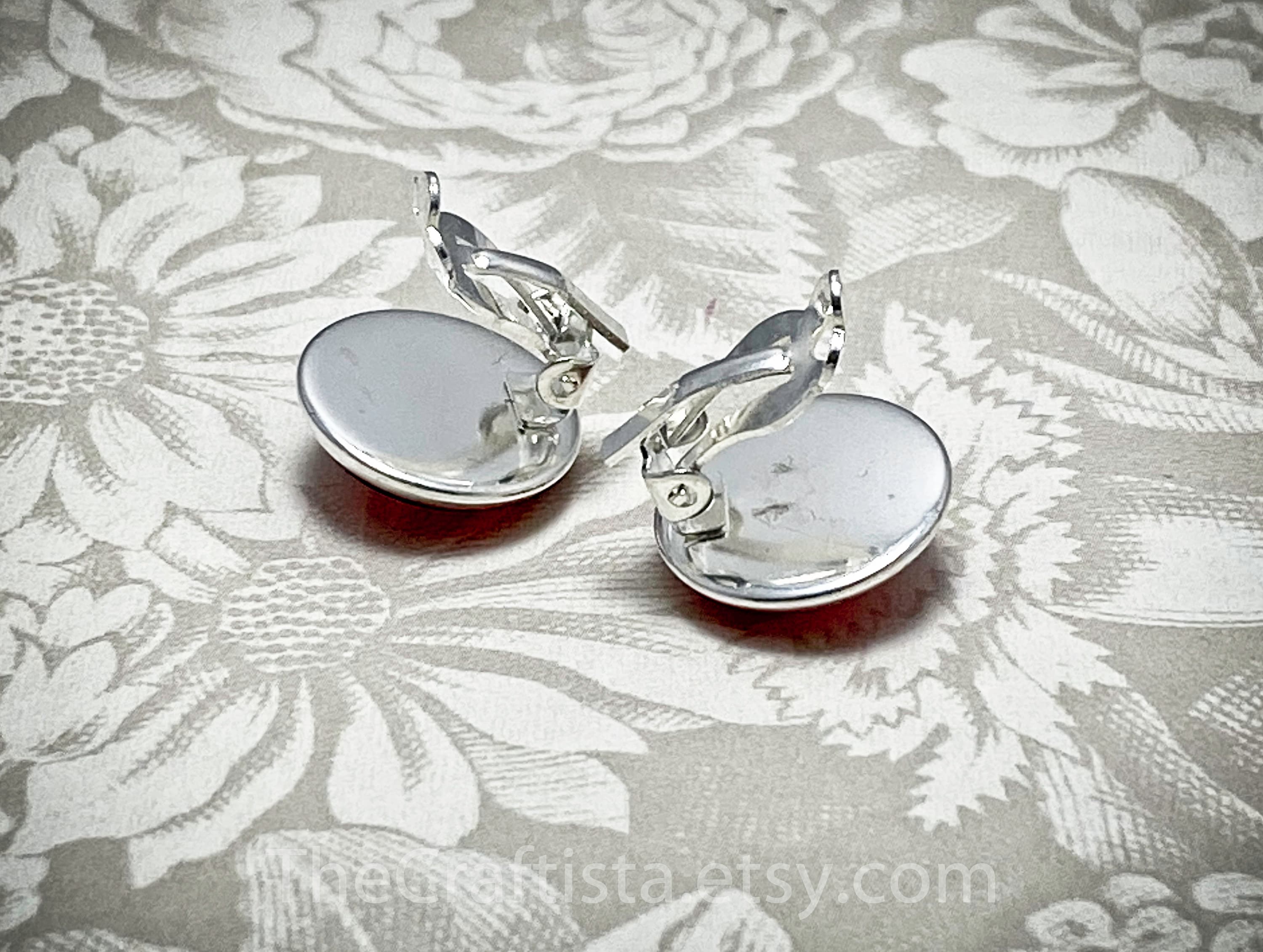 Ladybug Earrings Lady Bug Clip Earrings Ladybug Clip ons Lady