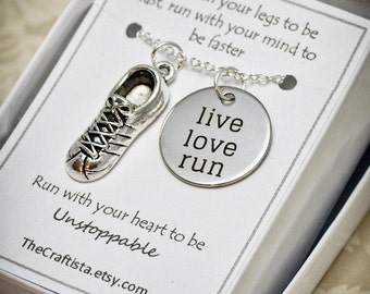 Track and Field Necklace - TF1 - Cleats Shoes Charm - Marathon Necklace - Running Shoes Charm - Jogging -Running Necklace- Marathon Necklace