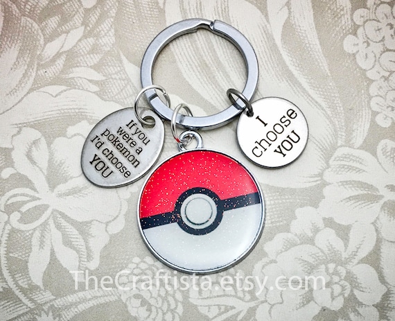 pokeball keychain