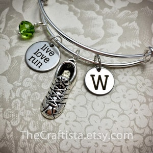 TFB, Track and Field Bangle, Run, Cleats Shoes Charms, Marathon Bangle, Running Shoes Bangle, Jogging Charm, Running Bangle, Marathon Charms