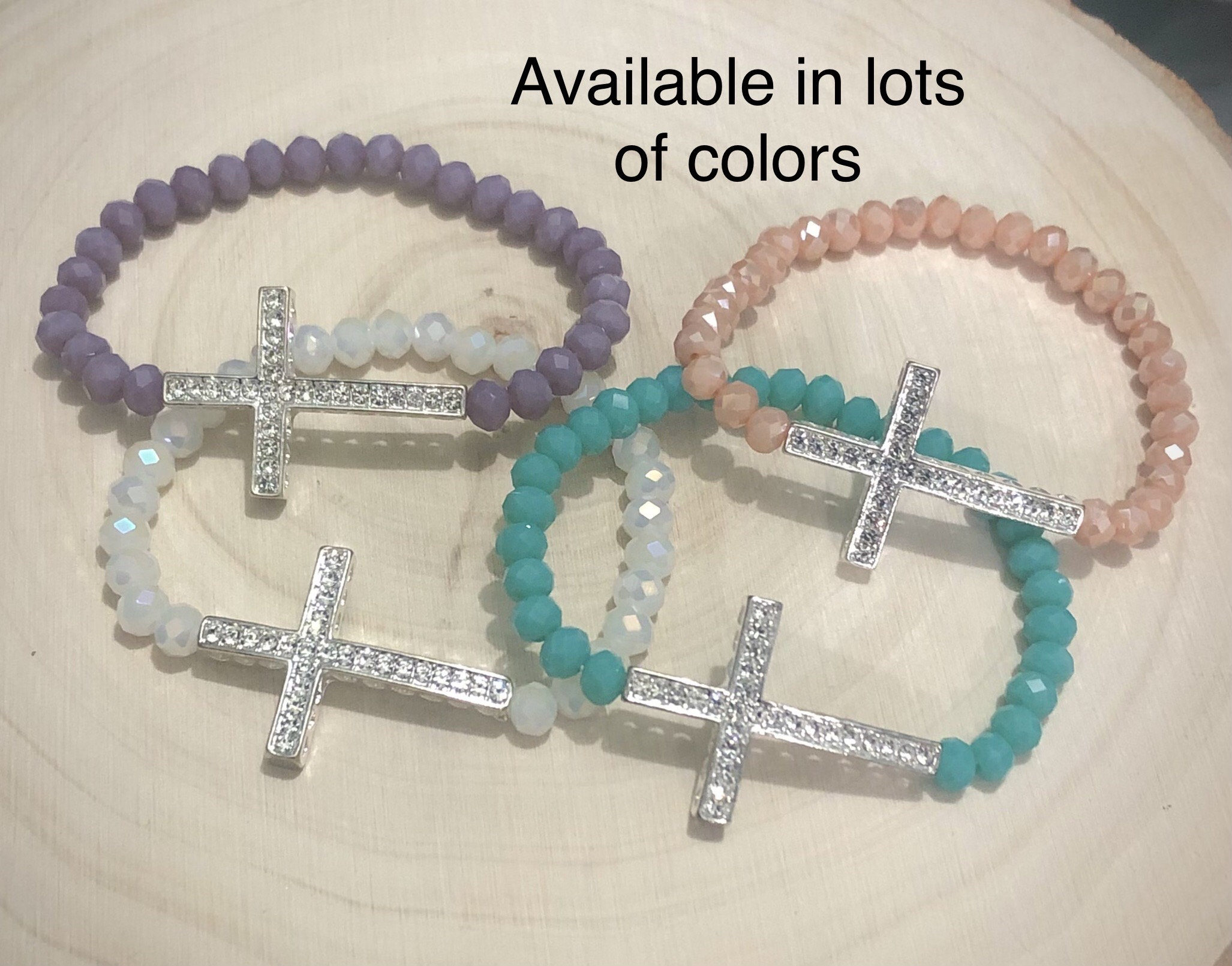 20 Stück Kreuz-Armbänder Aus Tonperlen – Elastisch, Bunt, Stapelbar, Für Damen & Herren