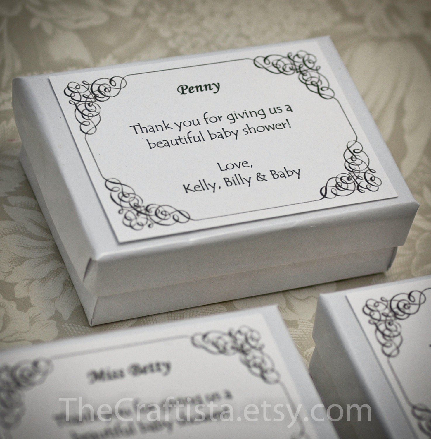 Gift Box Personalized Message Card Cottonfilled Box Etsy Australia