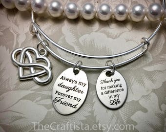 DTRB, Daughter Bangle, Daughter Gifts, Daughter Jewelry, Gifts for Daughters, Daughter Charms, Gifts for a Daughter, Daughter Bracelets