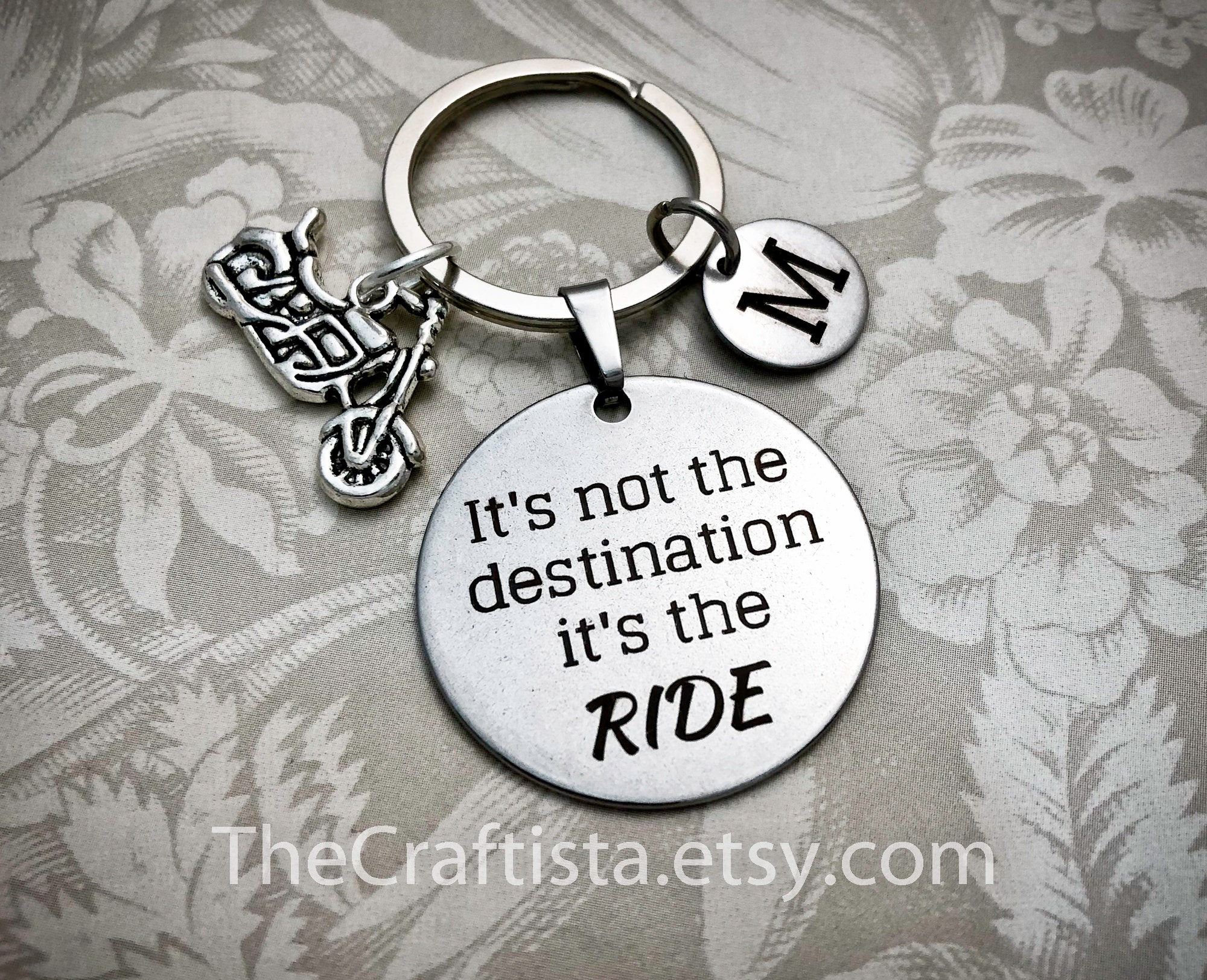 Motorcycle Quotes Keychains Personalized Motorcycle Keychain, Biker Gift, Motorcycle Charm, Big ...
