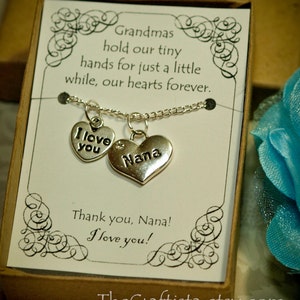Grandma Necklace, Nana Necklace, G01A, Grandmother Necklace, Grandma of the Bride Necklace, Grandma Jewelry, Grandma Gifts, Nana Gifts