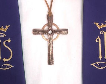 Copper Celtic Clergy Necklace