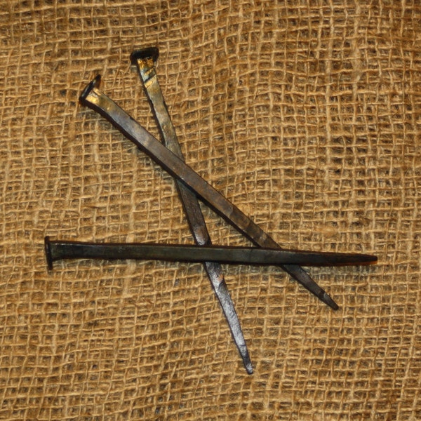 hand forged crucifixion nails- set of 3