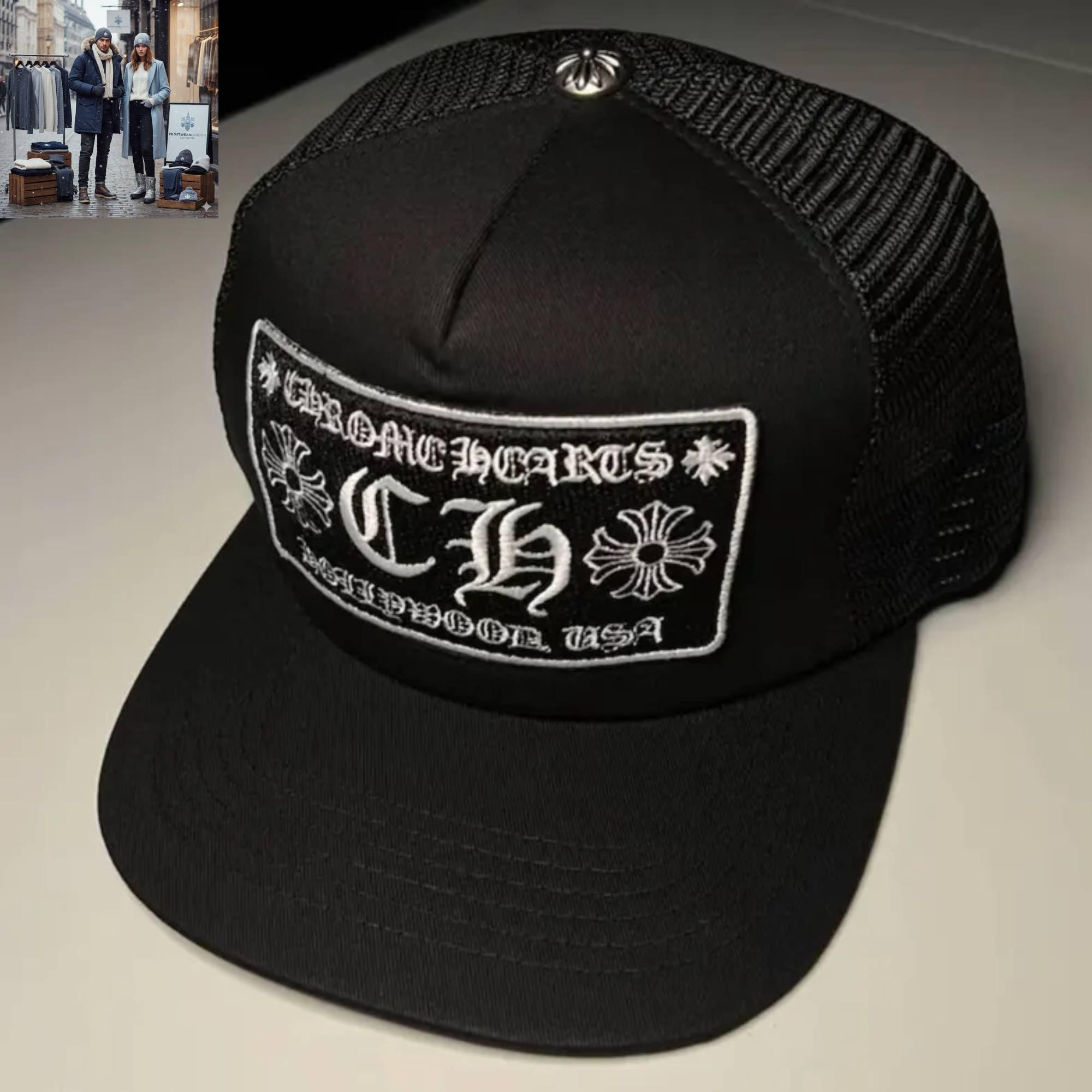 Chrome Hearts Ch Trucker Hat - Etsy