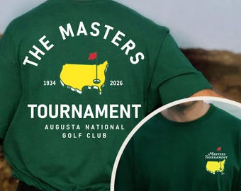 Torneo Masters 1934–2026 PNG, Diseño de camiseta del Masters, Regalo para amantes del golf, Aficionado al golf, Ropa de golf, Descarga digital