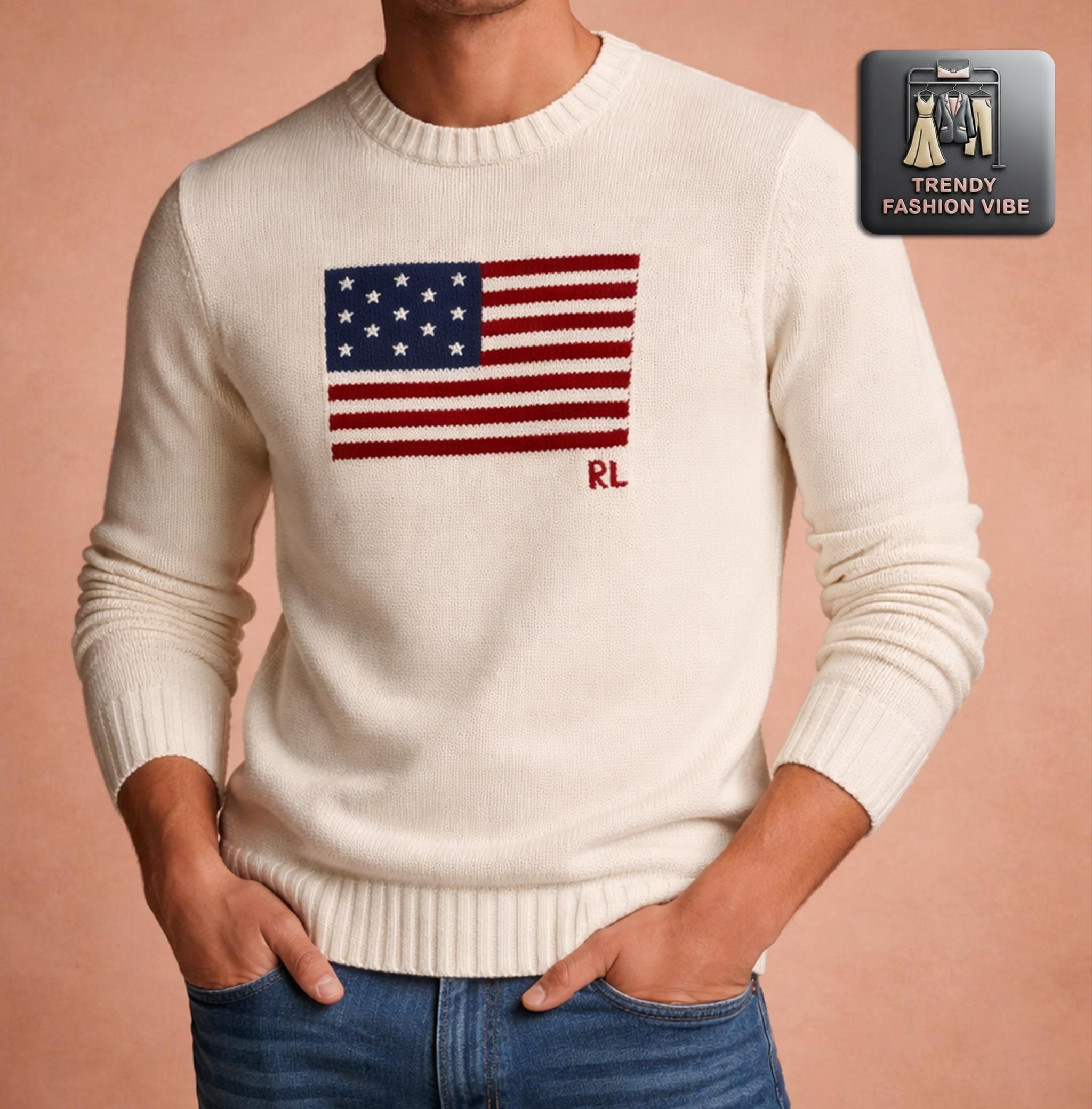 Cream polo ralph lauren sweater - Etsy 日本