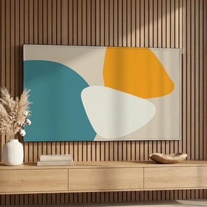 Abstrakcyjny pokrowiec przeciwkurzowy na telewizor 32–75 cali, elastyczny pokrowiec przeciwkurzowy na ekran telewizora, poliestrowa osłona na płaski ekran telewizora, nowoczesny wystrój telewizora do salonu