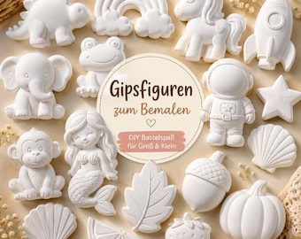Figuras de yeso para pintar – Figuras para manualidades | Selección