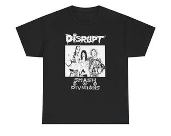 Disrupt Crust Punk Shirt, D-Beat Hardcore Graphic Tee, Vintage Punk Rock T-Shirt, Underground Music Fan Gift, Unisex Apparel