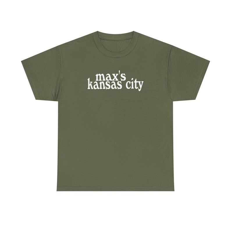 Max's Kansas City Vintage NYC Shirt, Punk Rock Club Tee, New York Music Scene Graphic T-Shirt image 2