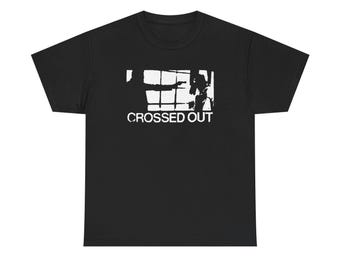 Cross Out Hardcore Punk Shirt, Straight Edge Inspired Graphic Tee, Vintage Underground Punk Rock T-Shirt, Alternative Music Fan Gift