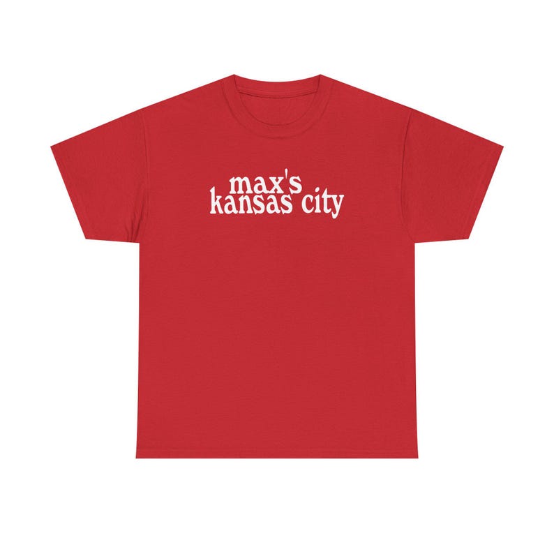 Max's Kansas City Vintage NYC Shirt, Punk Rock Club Tee, New York Music Scene Graphic T-Shirt image 5
