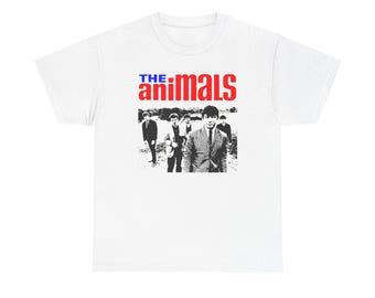 Chemise The Animals, t-shirt groupe de rock classique, rock vintage des années 60