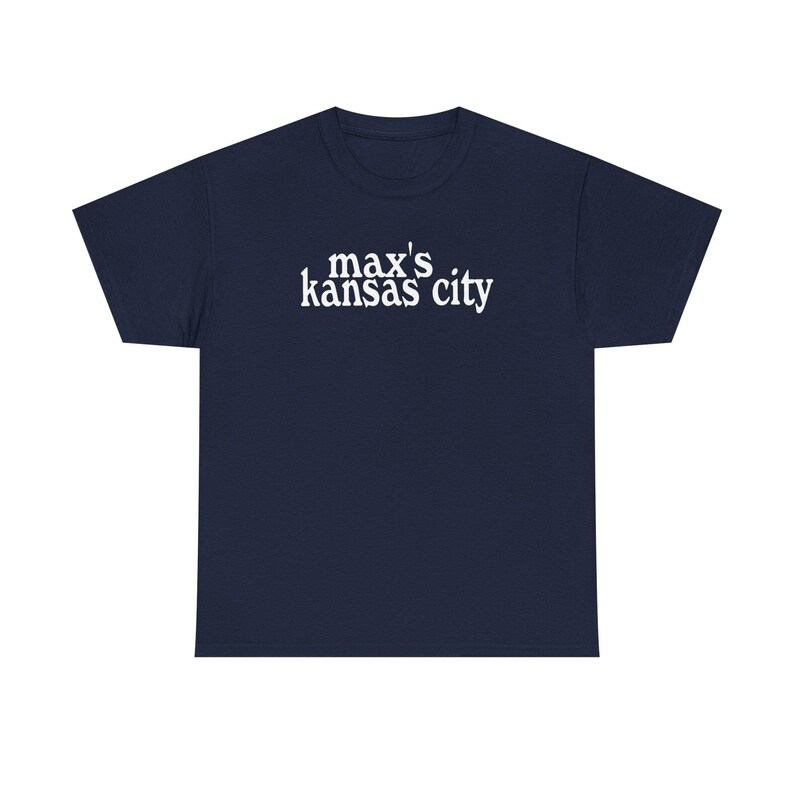 Max's Kansas City Vintage NYC Shirt, Punk Rock Club Tee, New York Music Scene Graphic T-Shirt image 4